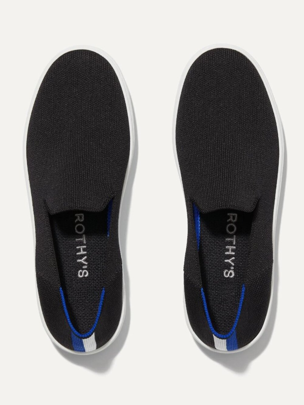 New Rothy's Size 8.5 Black Original Slip-On Sneakers / Loafers New in Box
